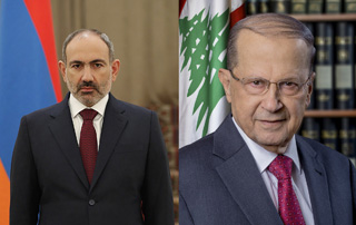 Le Premier ministre Pashinyan s’est entretenu au téléphone avec le résident libanais Michel Aoun