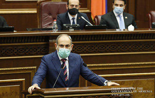 Allocution du Premier ministre à l'Assemblée nationale sur la décision de décréter la loi martiale en Arménie