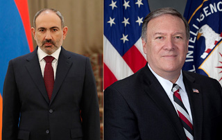 PM calls Mike Pompeo’s attention to the fact of Azerbaijan’s violation of ceasefire agreement

