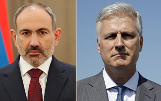 Le premier ministre Pashinyan a eu un entretien téléphonique avec Robert O'Briena  