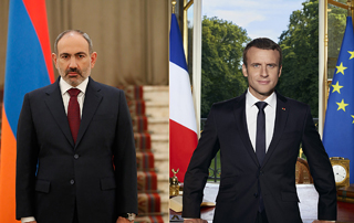 Le Premier ministre Pashinyan a eu un entretien téléphonique avec Emanuel Macron