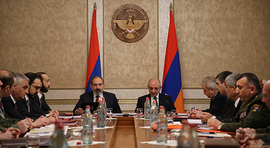 Discours de Nikol Pashinyan à la séance commune des Conseils de sécurité d'Arménie et d'Artsakh