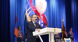 L'intervention du Premier ministre Nikol Pashinyan à la séance solennelle de la Journée de la Police