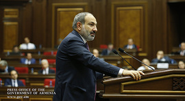 Allocution  finale du Premier ministre Nikol Pashinyan sur le rapport sur l'exécution du budget de l'État 2018 à l'Assemblée nationale