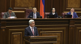  Итоговая речь кандидата на должность премьер-министра РА Сержа Саргсяна