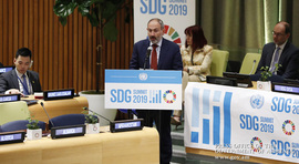 “We need to transform our economy into a technologically advanced and environmentally friendly industry” - PM attends UN debate on Sustainable Development