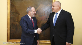 PM Pashinyan meets with Bulgarian Premier Boïko Borissov