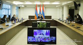  Prime Minister Nikol Pashinyan attends Eastern partnership summit videoconference