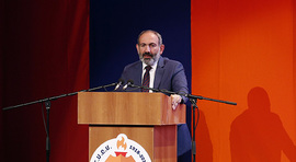 Никол Пашинян присутствовал на мероприятии, посвященном 100-летию Армянского всеобщего гимнастического союза