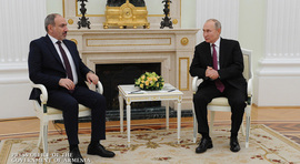 Մոսկվայում կայացել է Նիկոլ Փաշինյանի և Վլադիմիր Պուտինի առանձնազրույցը