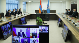 Речь премьер-министра Пашиняна на внеочередной сессии Совета коллективной безопасности ОДКБ